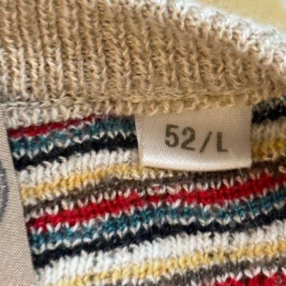 VTG Pronto Uomo Sweater Mens Adult Large  Grandpa Knit COOGI style -Italy - Picture 3 of 8